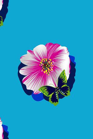 花朵印花华亿平台图片