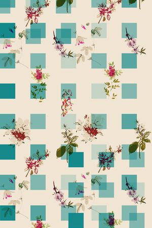 几何印花华亿平台图片