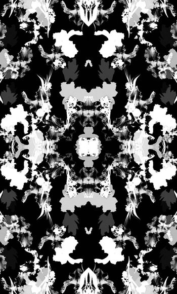 550739-流行时尚花卉变形印花