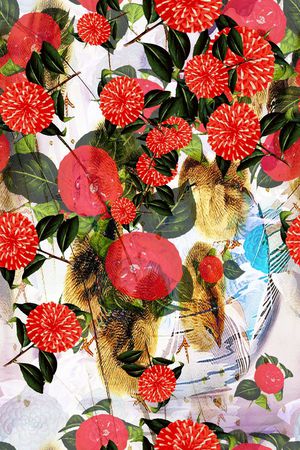 中国风印花华亿平台图片