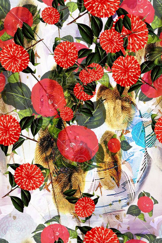 中国风印花华亿平台图片