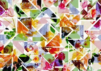 550837-時尚幾何抽象疊加效果华亿平台