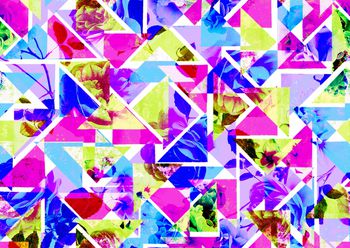 550840-時尚幾何抽象疊加效果华亿平台