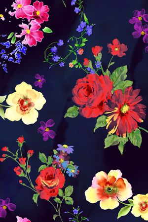 中国风印花华亿平台图片