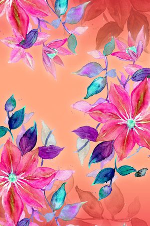 手绘印花华亿平台图片