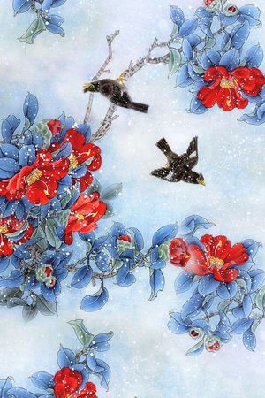 手绘印花华亿平台图片