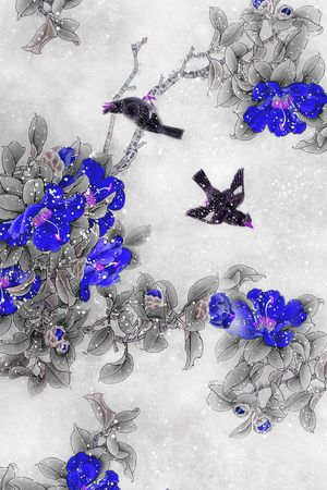 手绘印花华亿平台图片