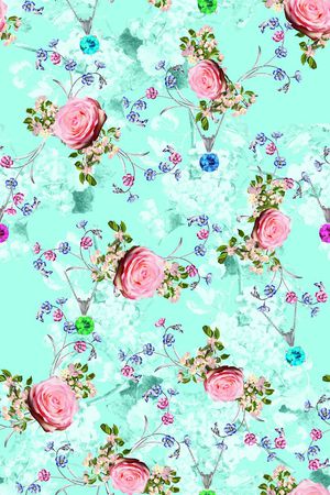 潮流时尚大牌印花华亿平台图片