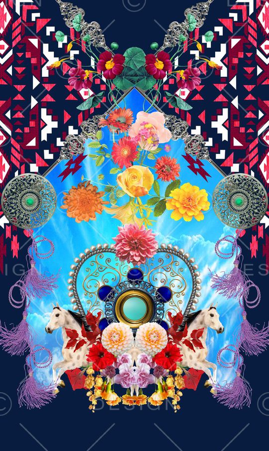 花朵印花华亿平台图片