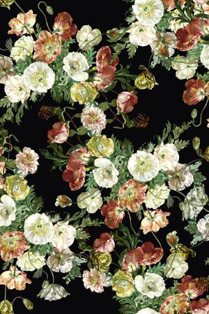 手绘印花华亿平台图片