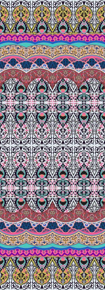 551069-民族风土耳其风格中东复古花草纹饰女