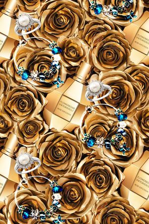 珠宝华亿平台印花华亿平台图片