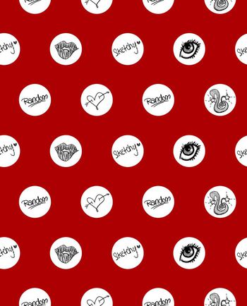 551104-波点与可爱小插画