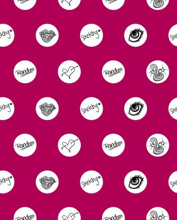 551105-波点与可爱小插画