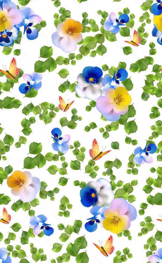 蝴蝶印花华亿平台图片