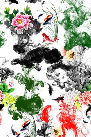 经典 中国风印花华亿平台图片