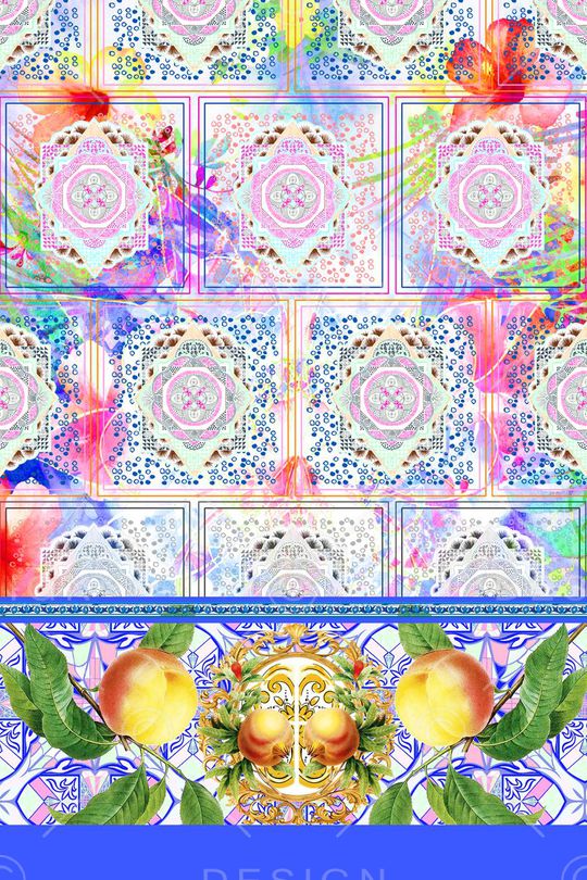 MAX-定位欧美民族风印花华亿平台图片