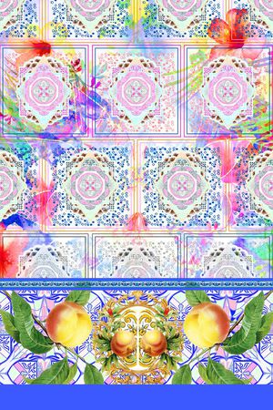 MAX-定位欧美民族风印花华亿平台图片