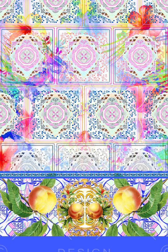 MAX-定位欧美民族风印花华亿平台图片