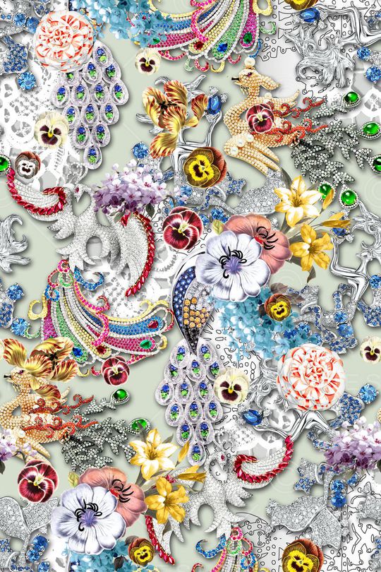 时尚印花华亿平台图片