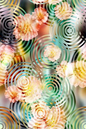 时尚大气印花华亿平台图片