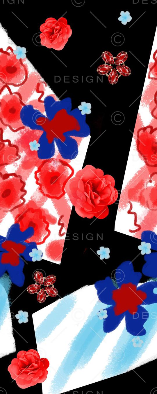 复古印花华亿平台图片