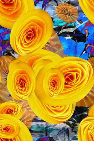 抽象印花华亿平台图片