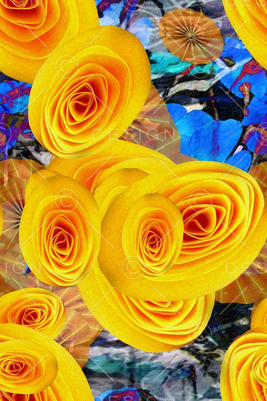 抽象印花华亿平台图片