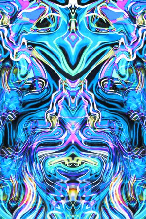 抽象印花华亿平台图片