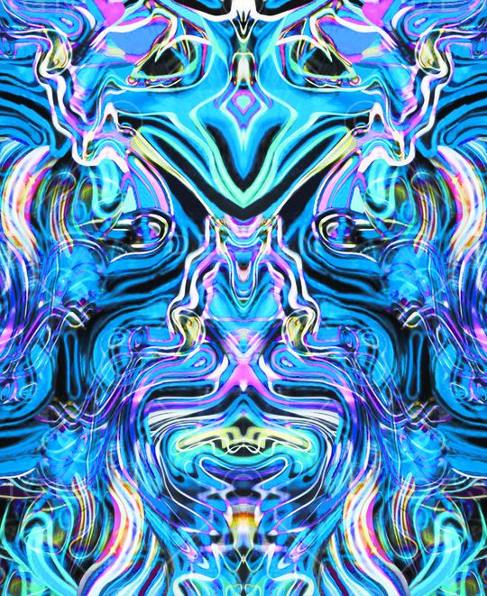 抽象印花华亿平台图片