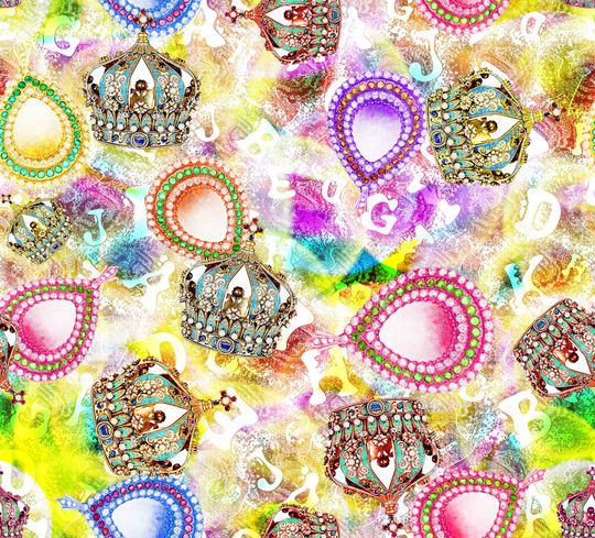 潮流时尚大牌印花华亿平台图片