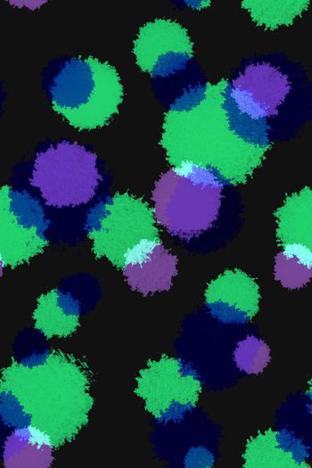 551668-抽象手绘简约荧光色艺术斑点秋冬女装