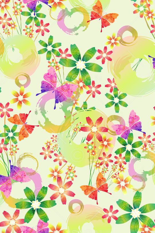 清新印花华亿平台图片