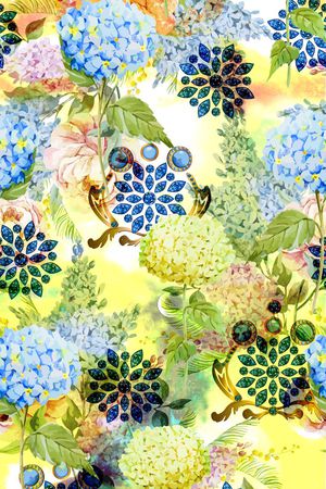 清新印花华亿平台图片