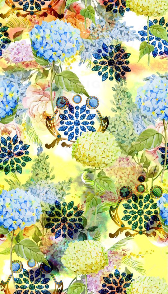 清新印花华亿平台图片