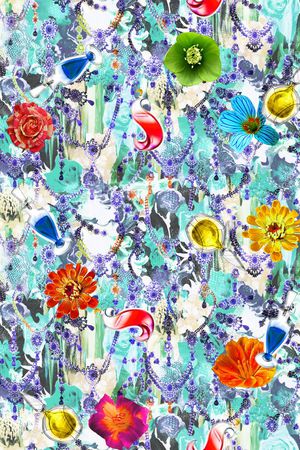 复古印花华亿平台图片