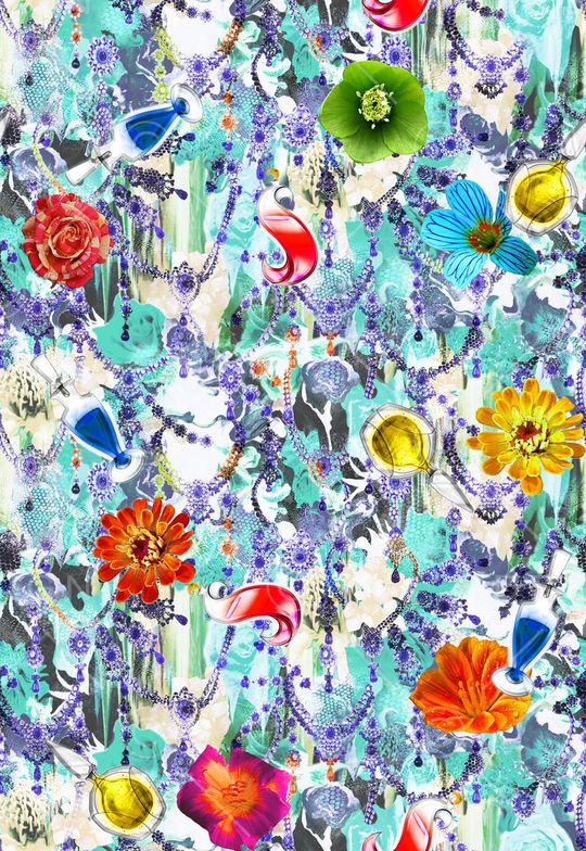 复古印花华亿平台图片