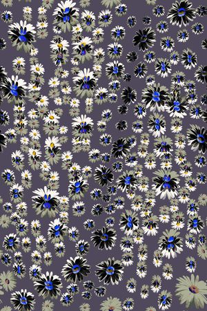 L.D~花卉印花华亿平台图片