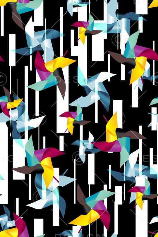 几何印花华亿平台图片