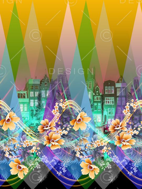 几何印花华亿平台图片