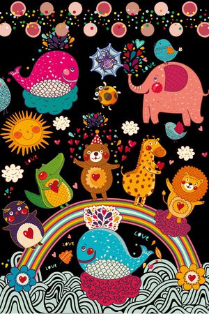 卡通印花华亿平台图片