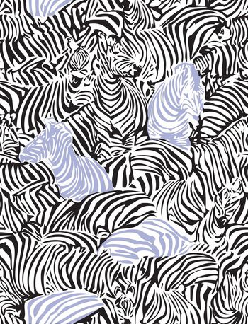 551899-黑白斑马纹四方连续