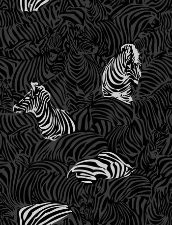 551901-黑白斑马纹四方连续