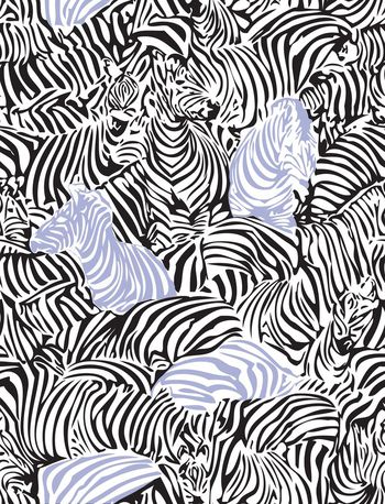 551902-黑白斑马纹四方连续