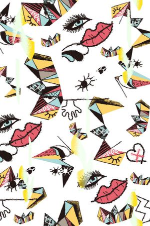 漫画风印花华亿平台图片