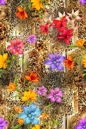 流行时尚印花华亿平台图片