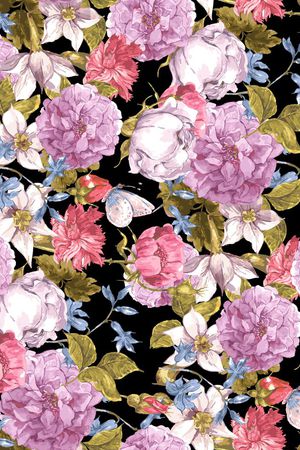 时尚流行优雅印花华亿平台图片