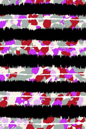 不规则几何印花华亿平台图片