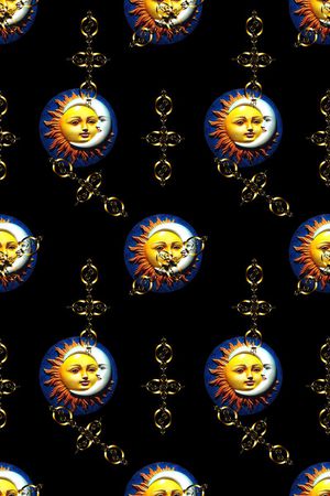 复古印花华亿平台图片