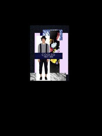 552054-原创纪梵希风格潮牌人物花卉大理石纹